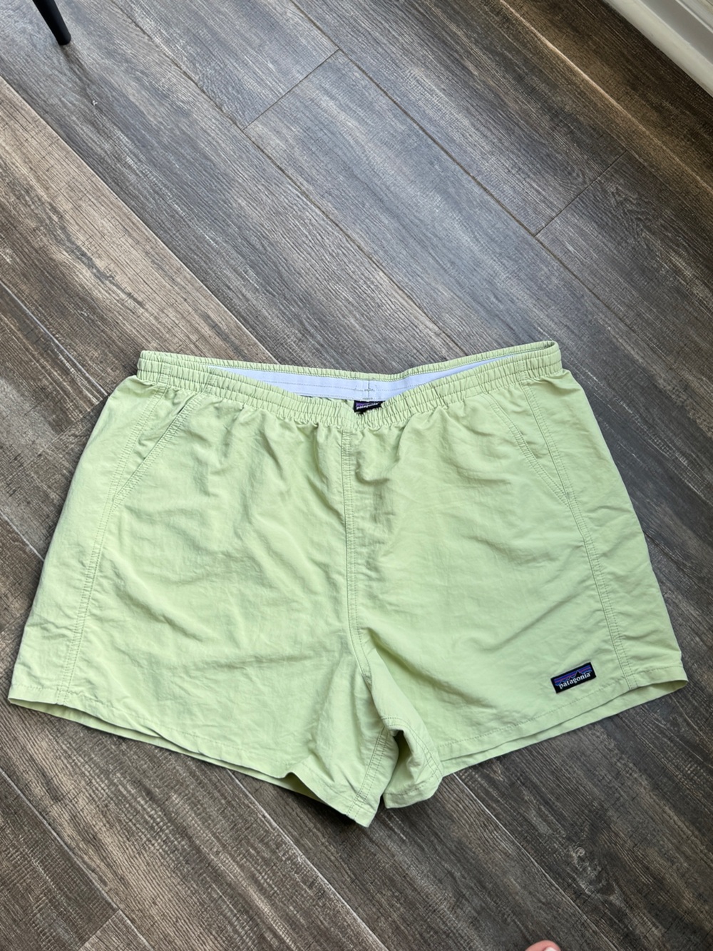 Patagonia green yellow swim shorts Size XL #outdoor #summer